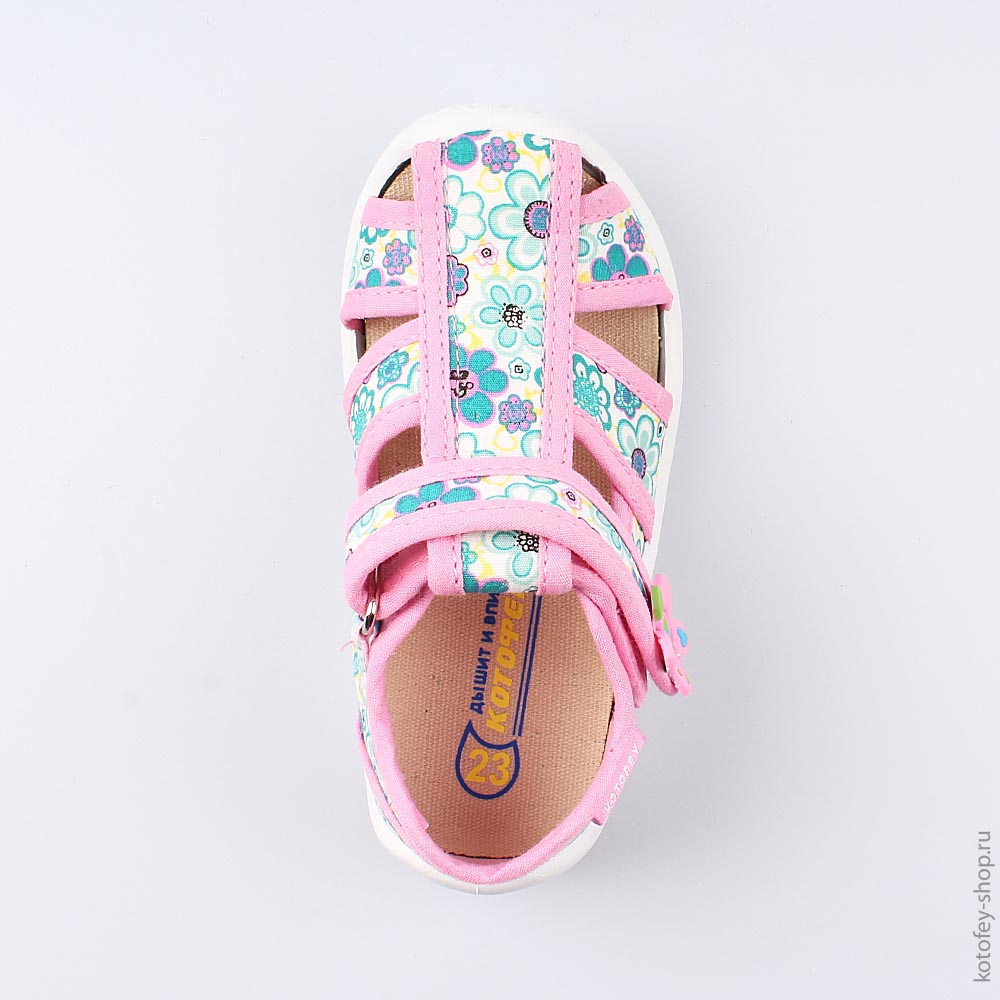 221038-13 Босоножки текстильные, все фото 4