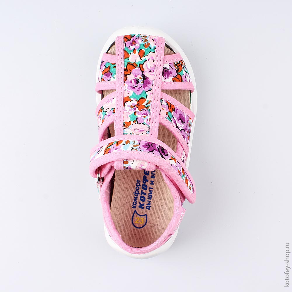 221054-12 Босоножки текстильные, все фото 4