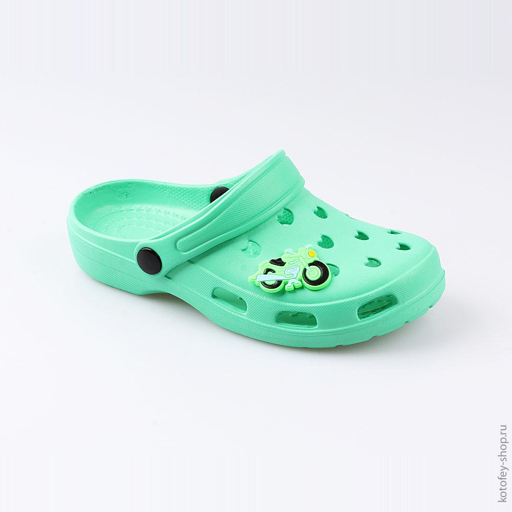 03014004-40 Украшение для обуви Мото салатовый, все фото 2