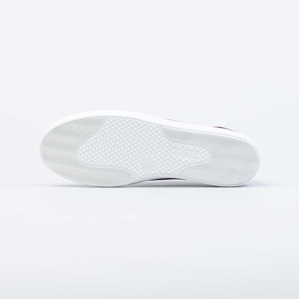 731121-11 Кеды из вязаного текстиля для девочки фиолетовый, все фото 3