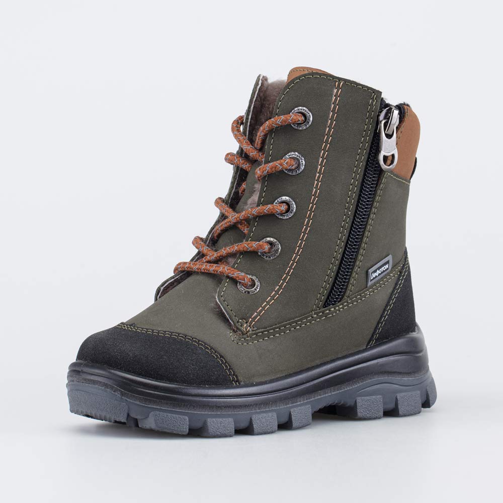 152378-52 Зимние ботинки на молнии для мальчика, все фото 1