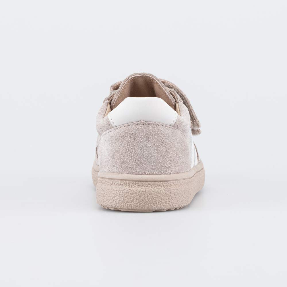 332166-21 Бежевые велюровые полуботинки-кеды, все фото 5