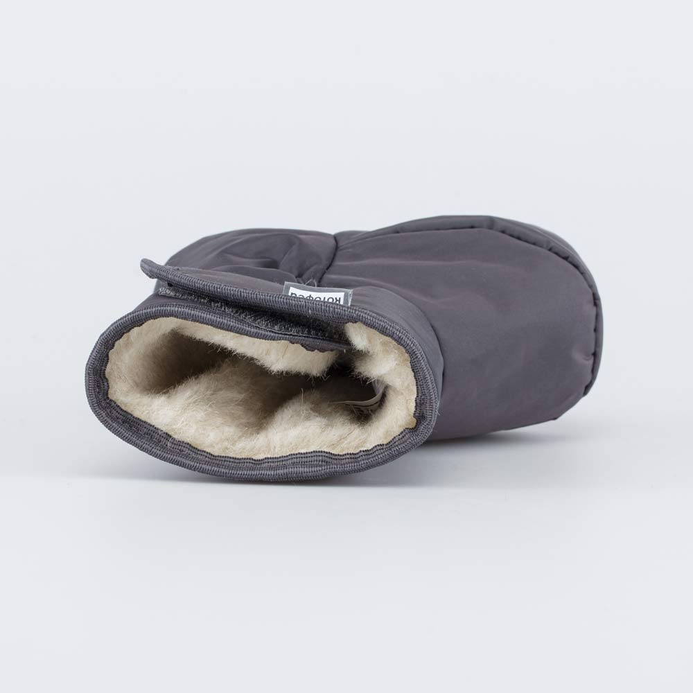 001107-46 Теплые меховые пинетки на липучке, все фото 4