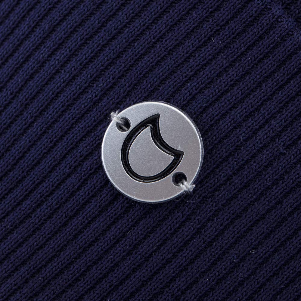 07711667-40 Шапка с отворотом для мальчика синий, все фото 3