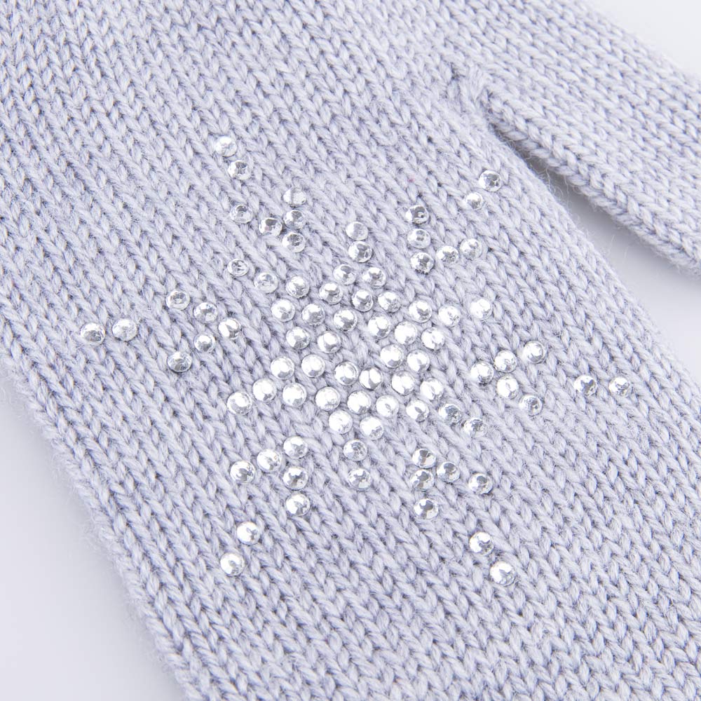 07822210-40 Варежки детские однослойные св.серый, все фото 3