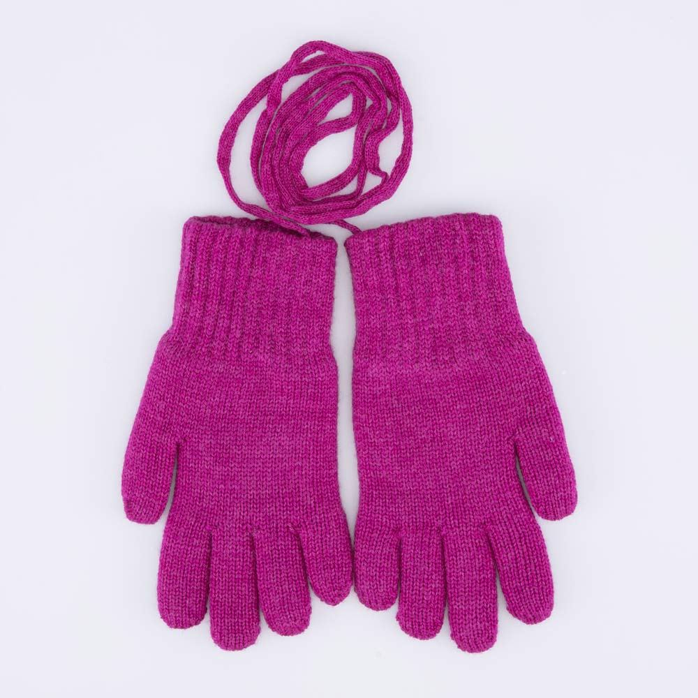 07822245-40 Перчатки детские двухслойные фуксия, все фото 1