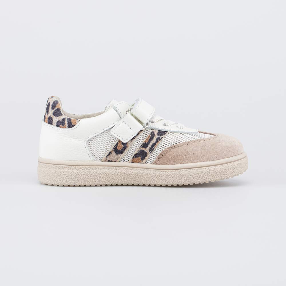 434023-71 Кожаные кеды для девочки Леопард, все фото 2