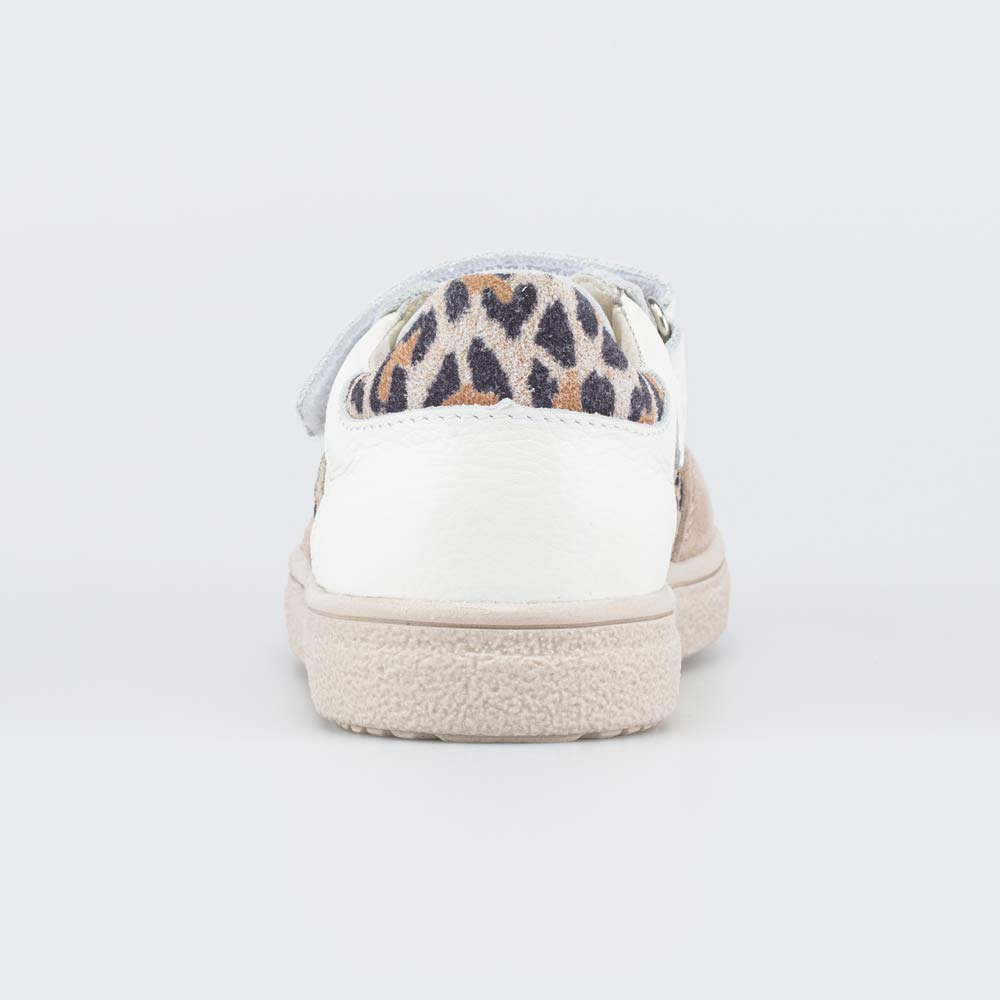 434023-71 Кожаные кеды для девочки Леопард, все фото 5