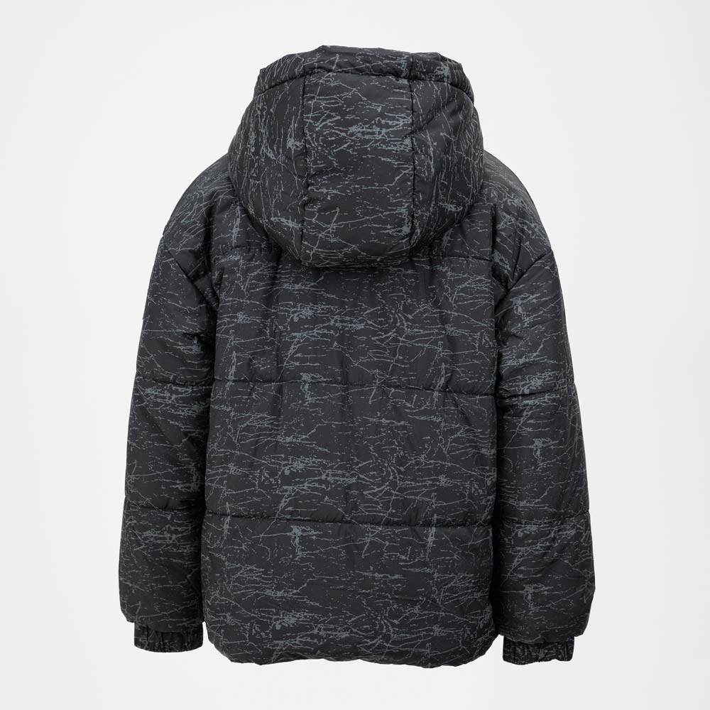 07758059-41 Дутая куртка демисезонная черно-серый, все фото 3