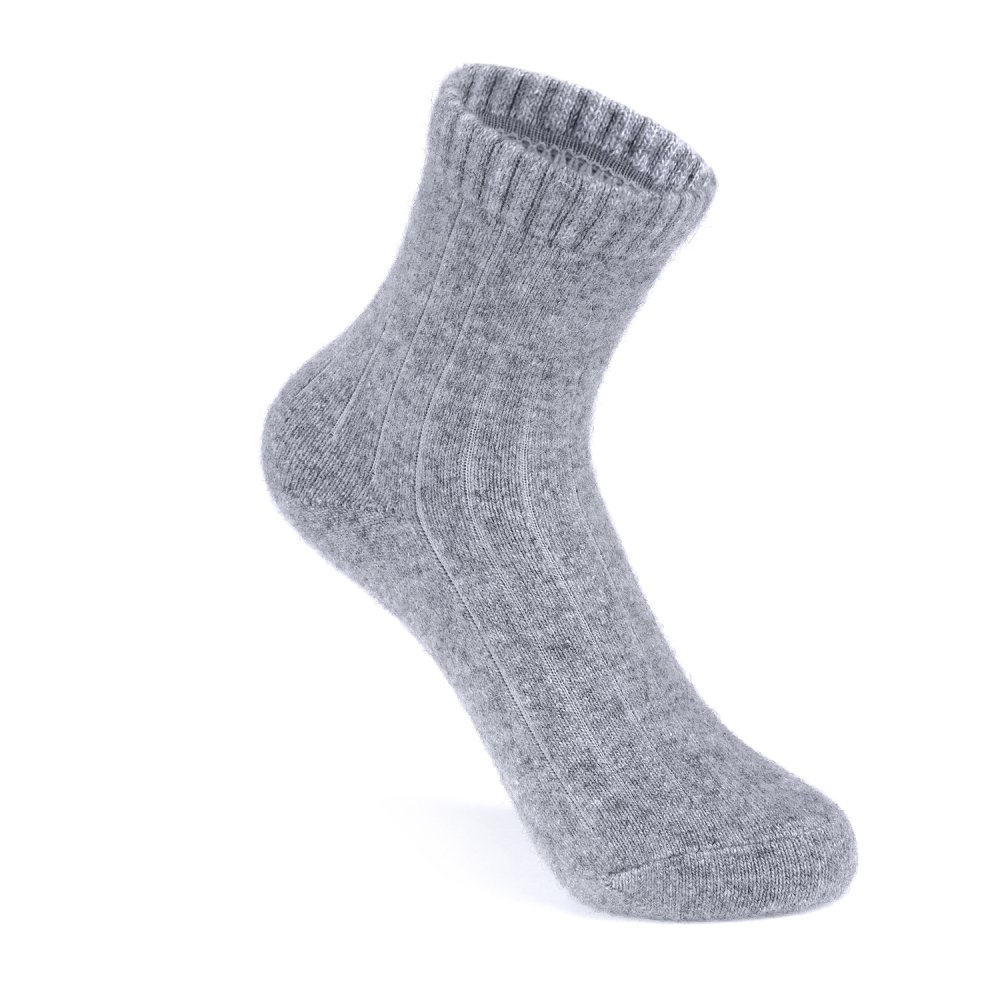 07742332-40 Подростковые термоноски с пухом серый, все фото 1