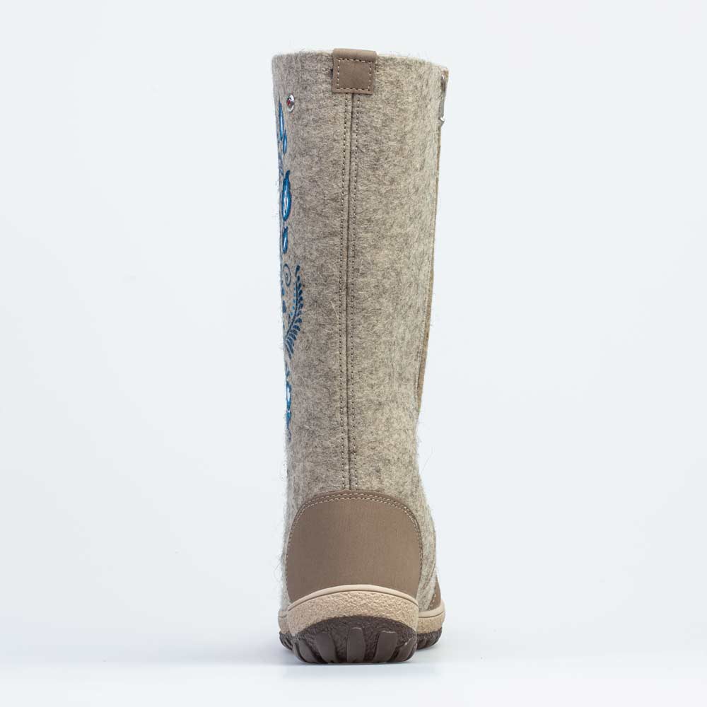 867098-01 Высокие валенки Гжель без подкладки, все фото 5