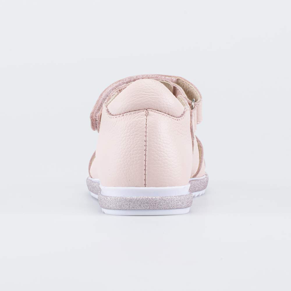 322210-21 Кожаные босоножки для девочки Сердечко , все фото 5