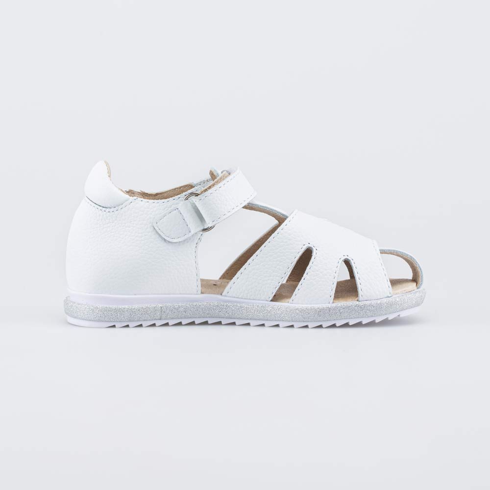 322210-22 Кожаные босоножки для девочки Сердечко , все фото 2