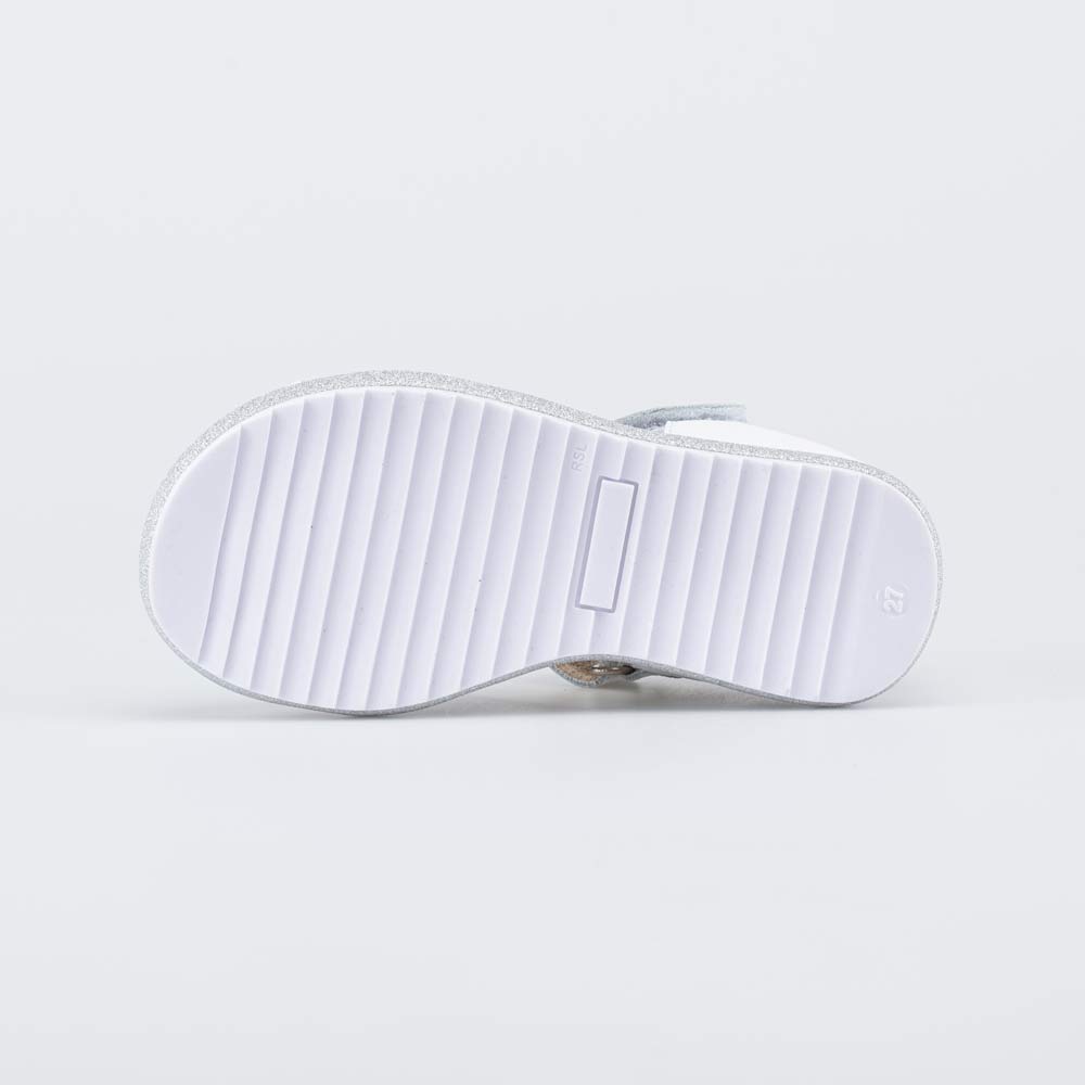 322210-22 Кожаные босоножки для девочки Сердечко , все фото 3