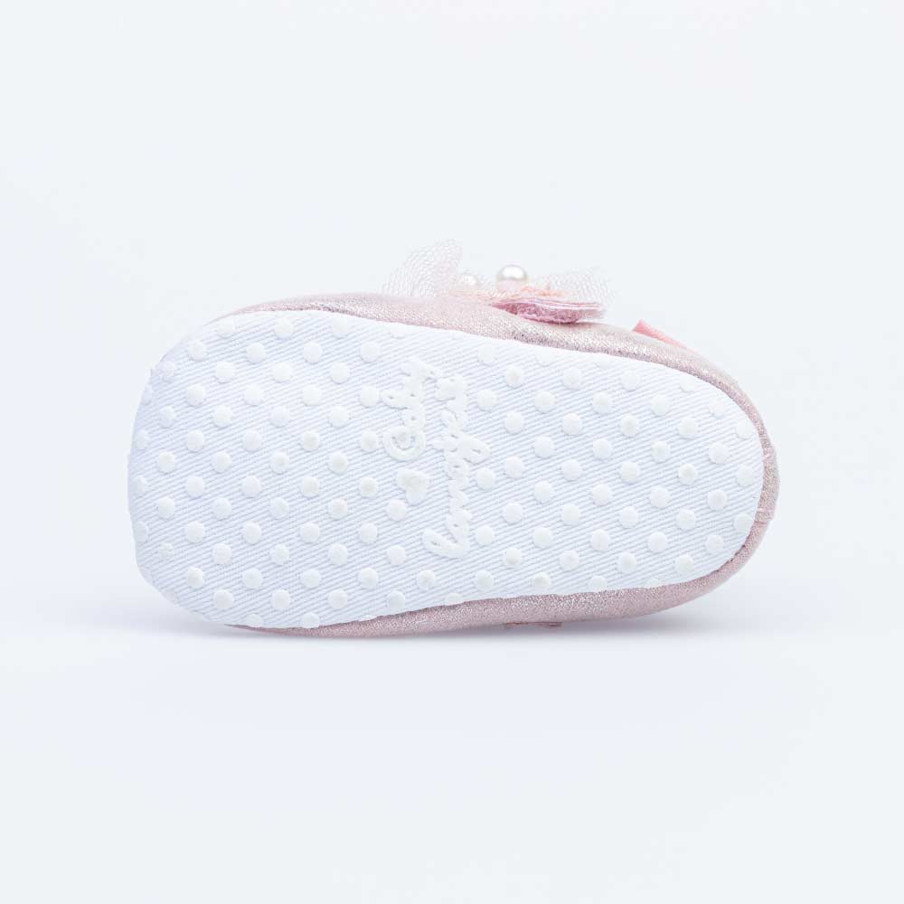 001088-12 Пинетки розовые с жемчужинами, все фото 4