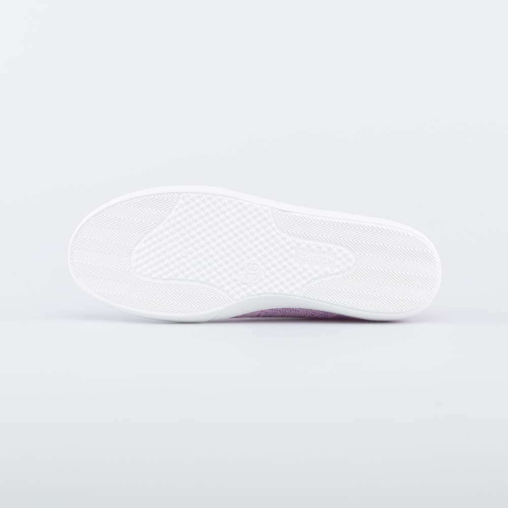 731121-17 Кеды из вязаного текстиля для девочки сиреневый, все фото 3