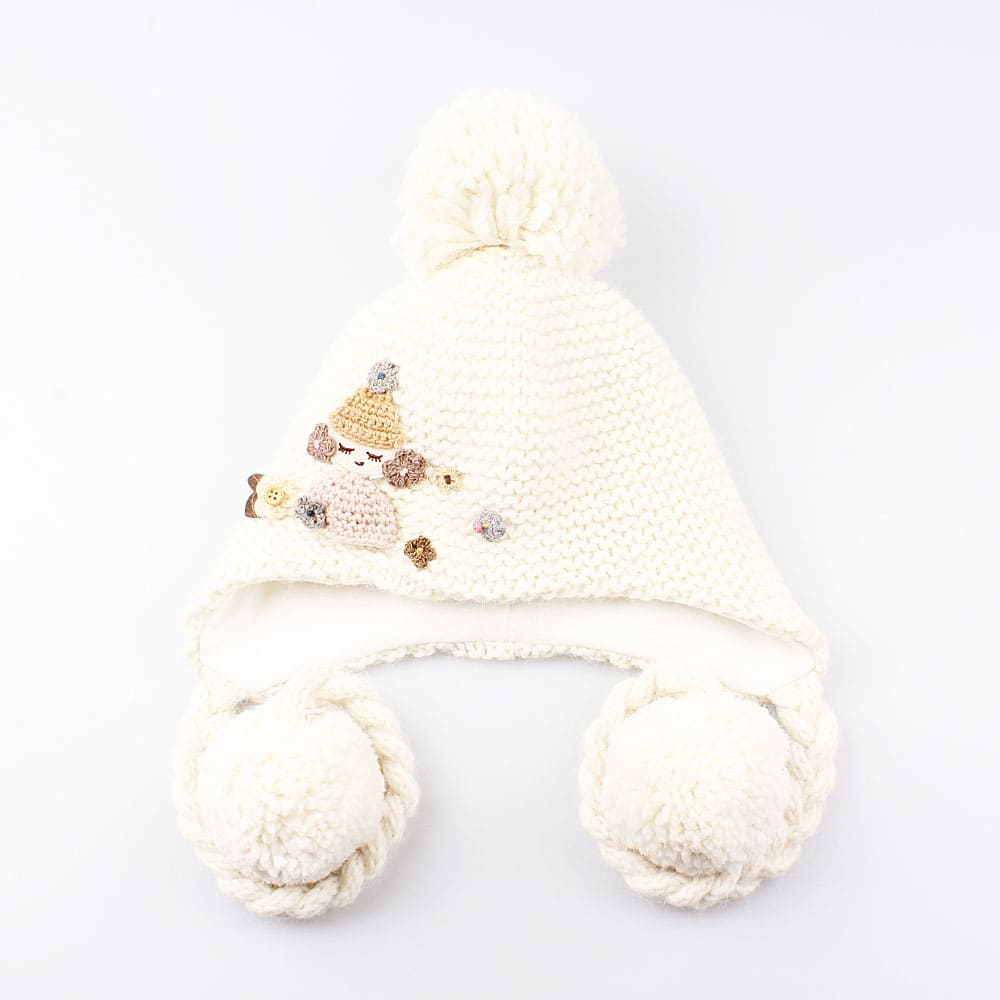 07811224-40 Шапка для девочки, белый, все фото 1