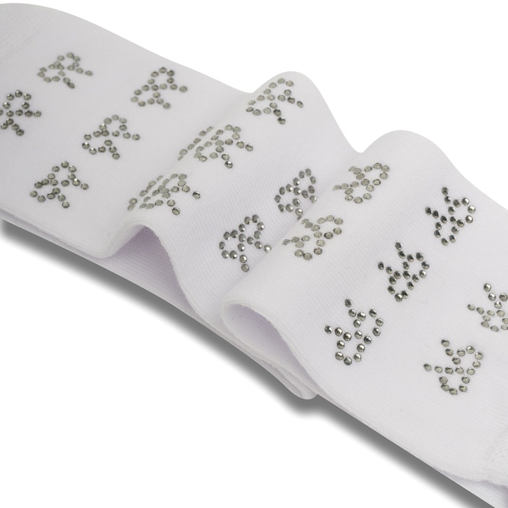 07842524-40 Белые гольфы из хлопка со стразами BNM , все фото 3