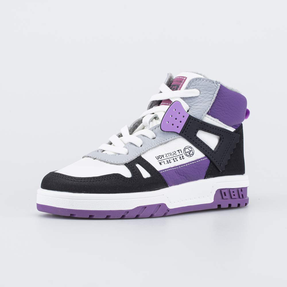 552343-32 Утепленные кожаные ботинки для девочки, все фото 1