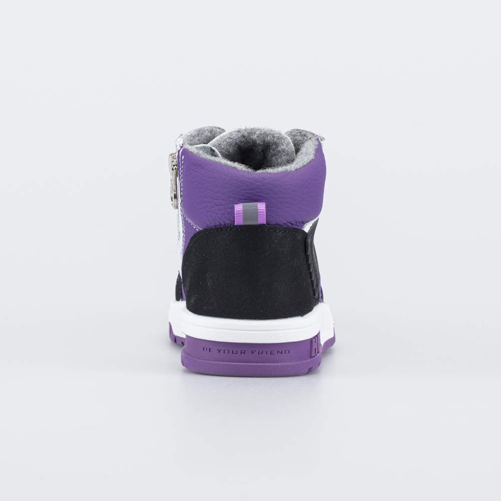 552343-32 Утепленные кожаные ботинки для девочки, все фото 5