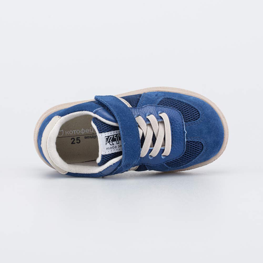 334043-12 Синие полуботинки для мальчика , все фото 4