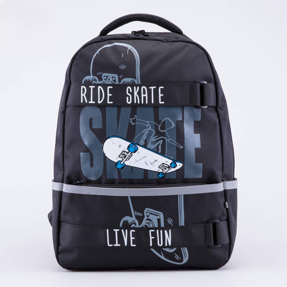 02704390-40 Рюкзак школьный черный (15+), все фото 1