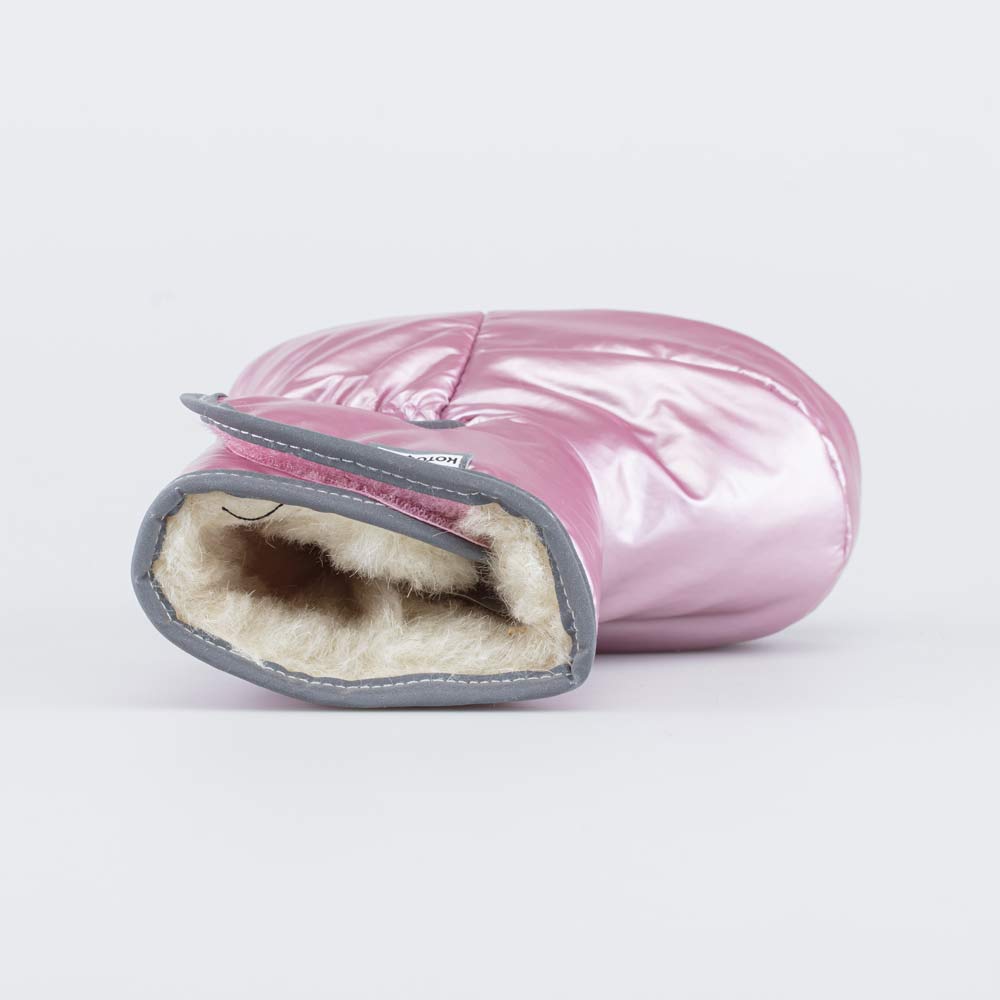 001107-48 Теплые меховые пинетки на липучке, все фото 4