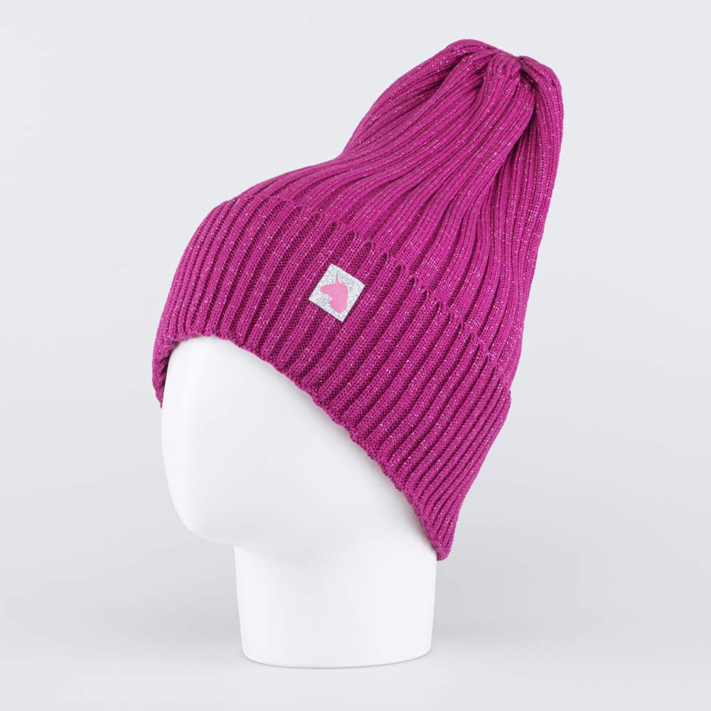 07811619-40 Детская шапка-бини-носок Малиновый, все фото 1