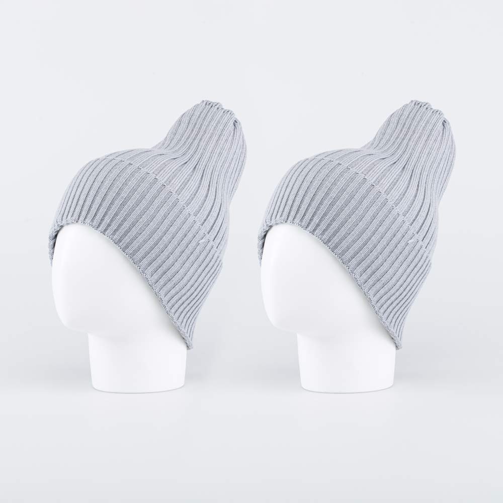 07011615-40 Демисезонная шапка-бини-носок серая, все фото 1