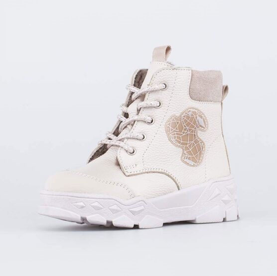 352375-51 Зимние ботинки на молнии Графический Зайка, все фото 1