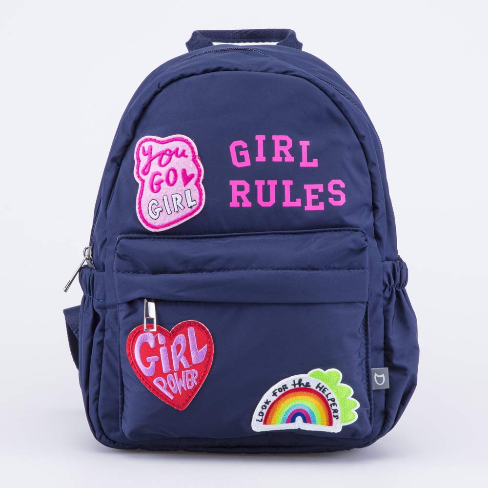 02811276-40 Рюкзак для девочек синий, все фото 1