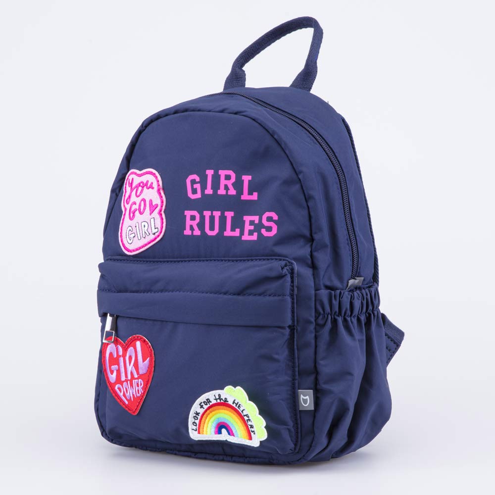 02811276-40 Рюкзак для девочек синий, все фото 2