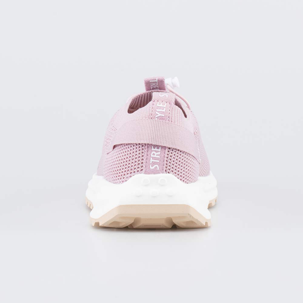 441029-14 Розовые кроссовки с фиксаторами шнурков, все фото 5