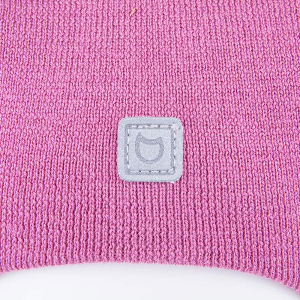 07811427-40 Розовая шапка-шлем для девочки, все фото 3