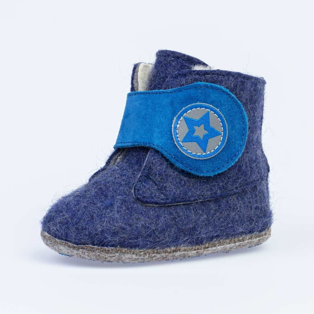 007013-41 Войлочные пинетки для мальчика Звезда, все фото 1