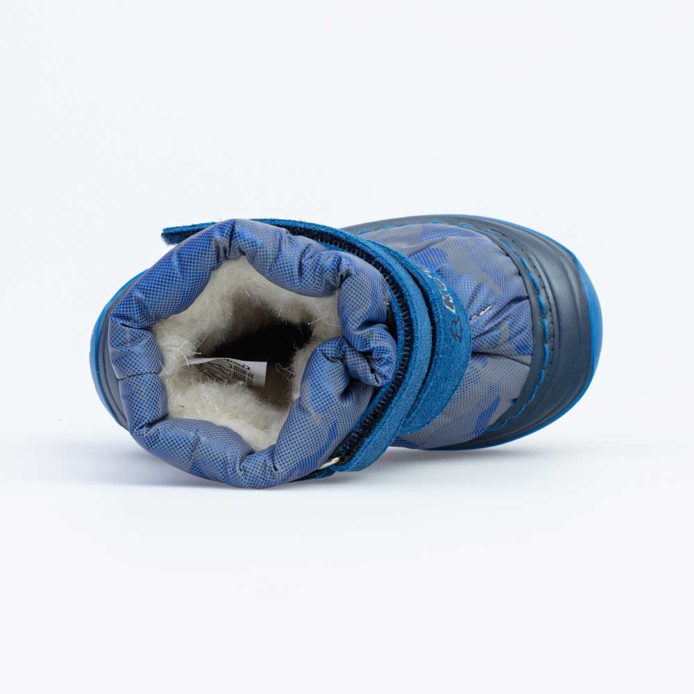 061011-48 Зимние сапожки-дутики синий, все фото 4
