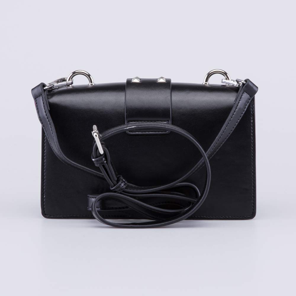 02809295-41 Черная сумочка с прозрачной вставкой, все фото 3