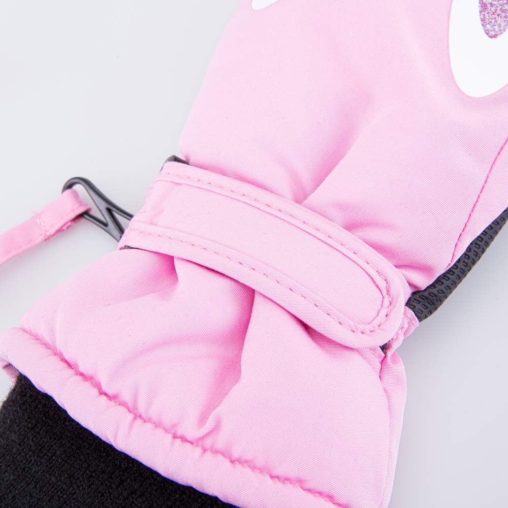 07821146-40 Варежки утепленные Зайка розовый, все фото 3