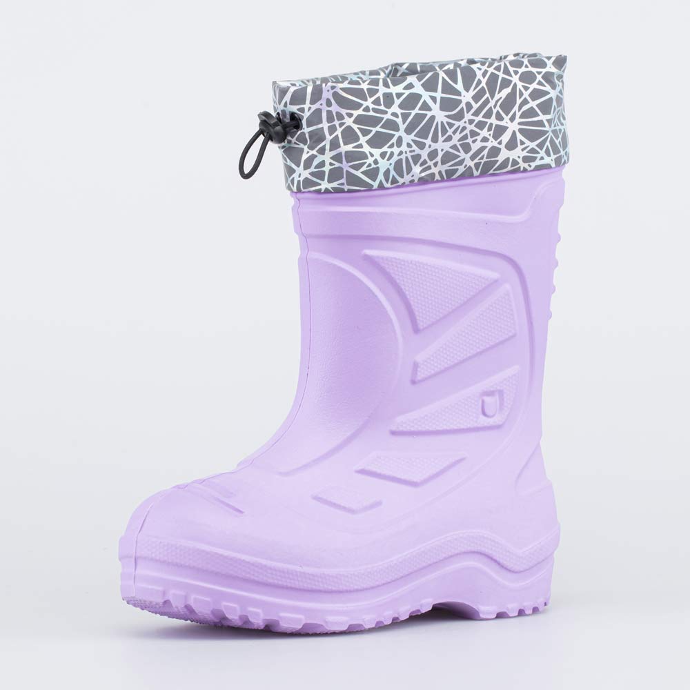 365147-16 Утепленные сапоги из ЭВА сиреневый, все фото 1