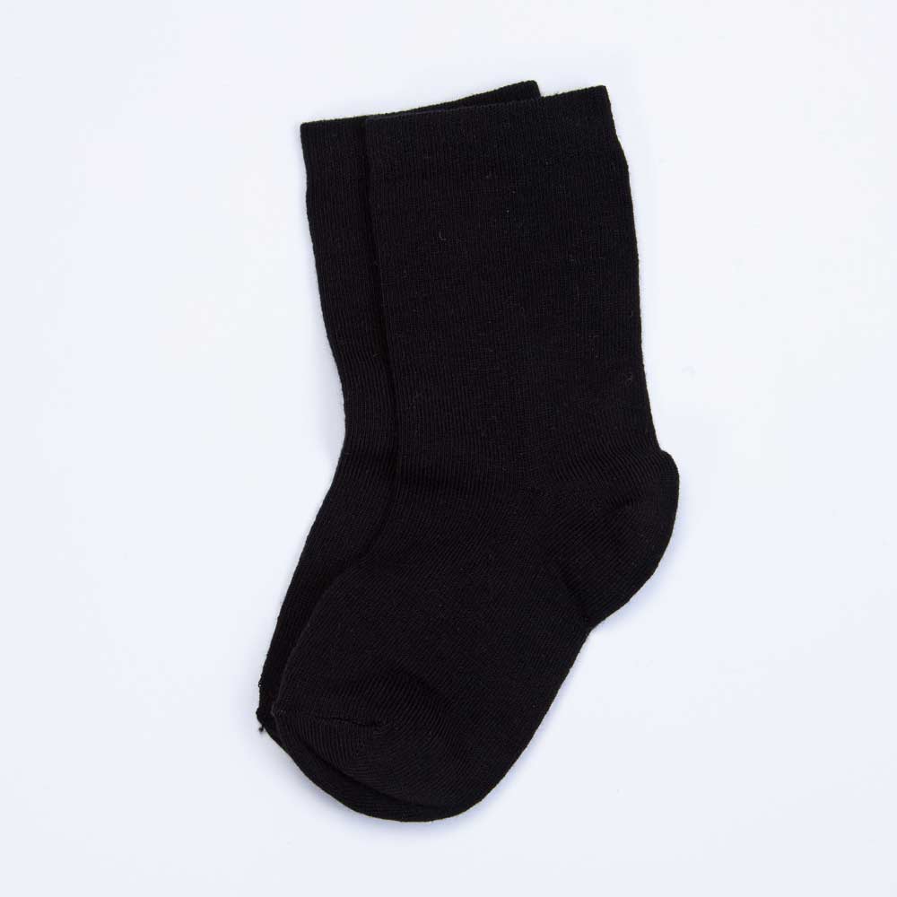 07042465-40 Черные однотонные носки из хлопка, все фото 1
