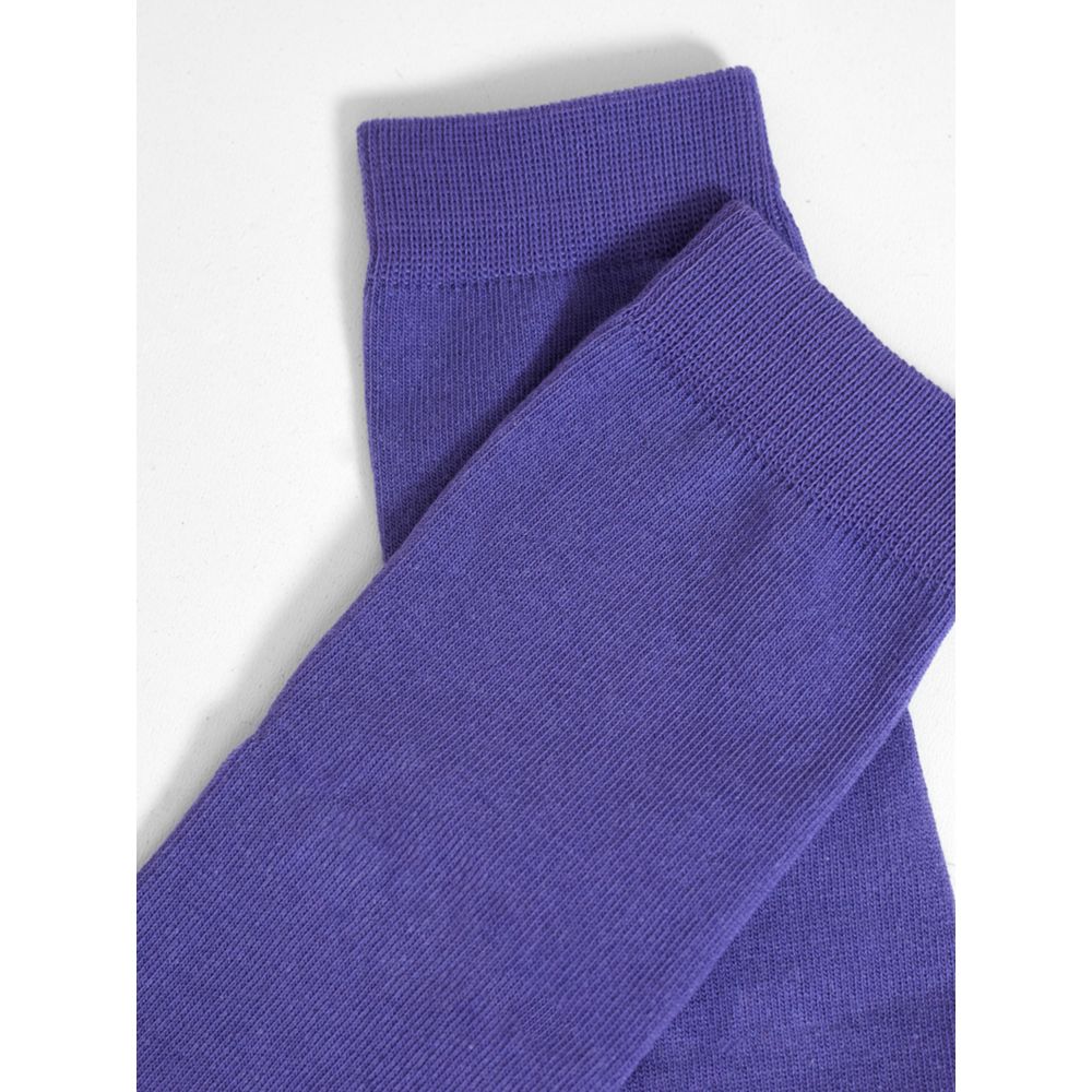 07042578-40 Хлопковые однотонные носки фиолетовый, все фото 3