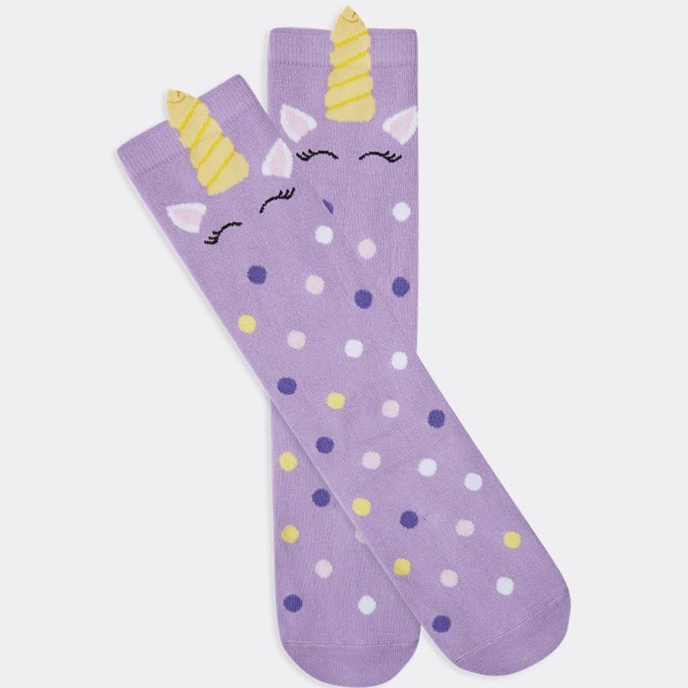 07842534-40 Гольфы детские Единорог MF сиреневый, все фото 3
