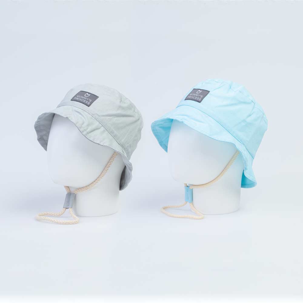 07811233-40 Панама хлопковая для девочки голубая, все фото 1