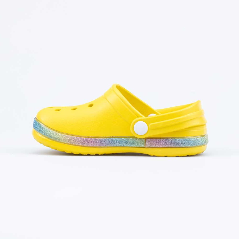 325114-01 Пляжные сабо из ЭВА Желтый Глиттер, все фото 2