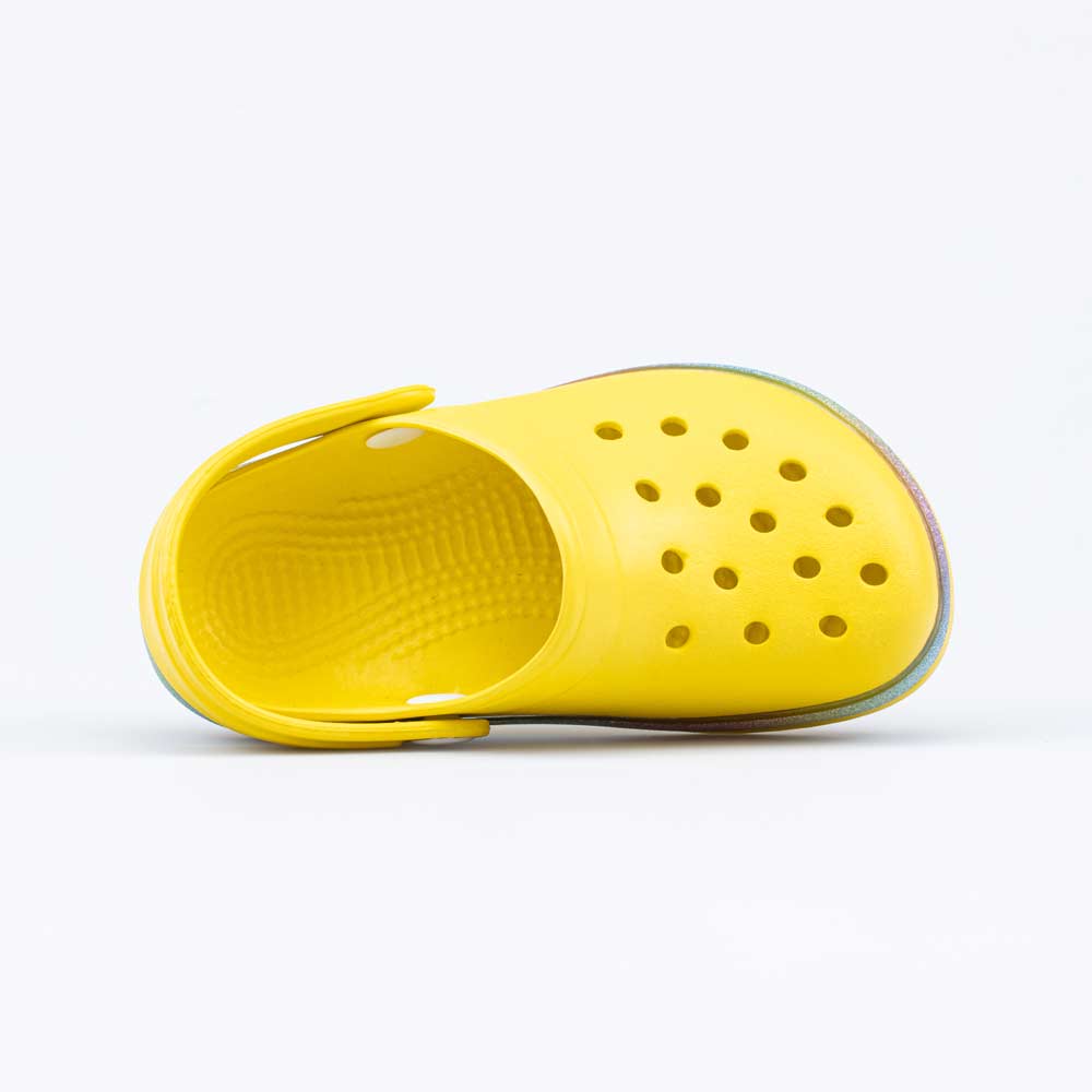 325114-01 Пляжные сабо из ЭВА Желтый Глиттер, все фото 4