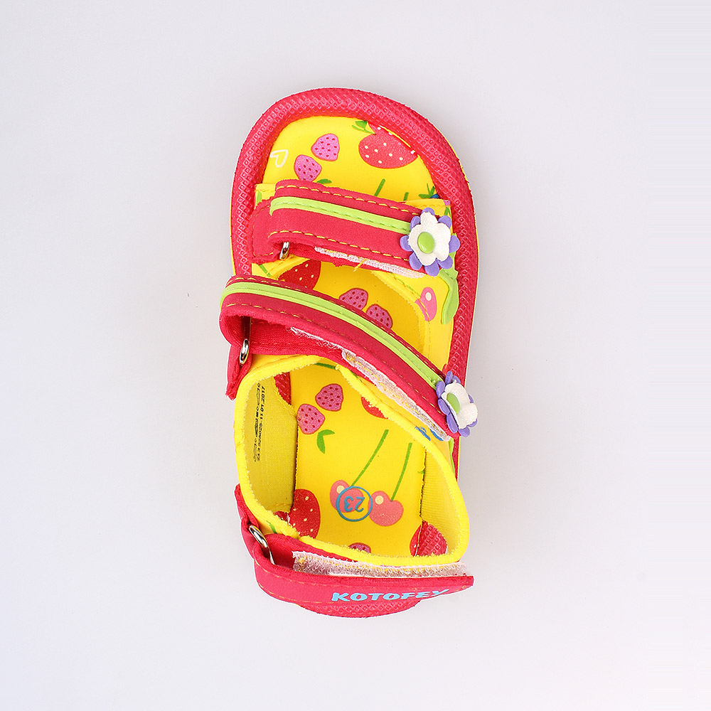 225025-11 Пляжная обувь желтая, все фото 4