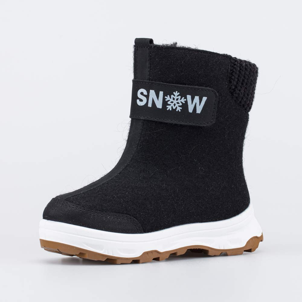 657013-42 Черные валенки для девочки Снег, все фото 1