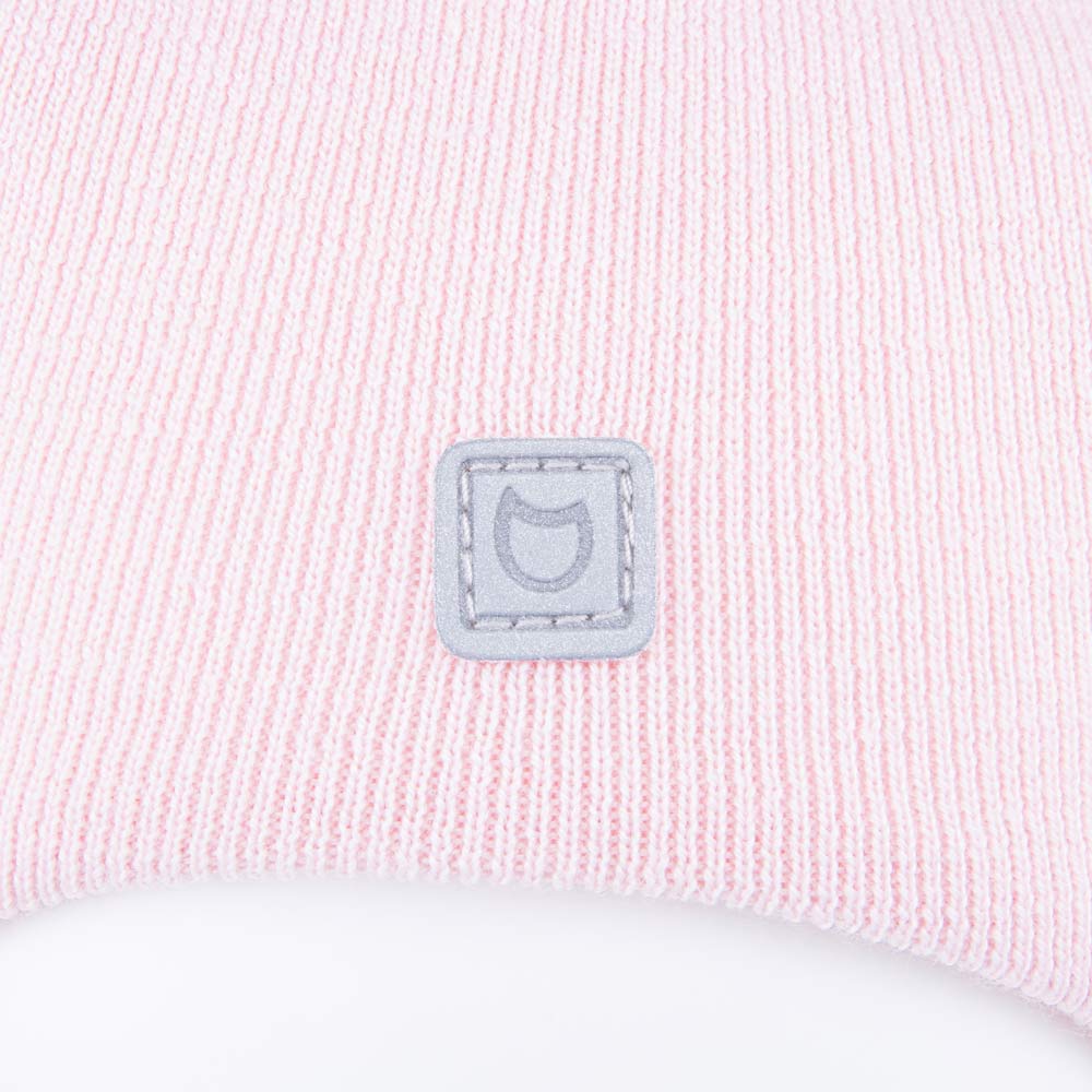 07811428-40 Нежно-розовая шапка-шлем для девочки, все фото 3