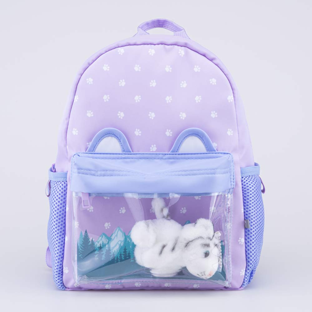 02810350-40 Детский рюкзак с игрушкой Полярный тигр, все фото 1