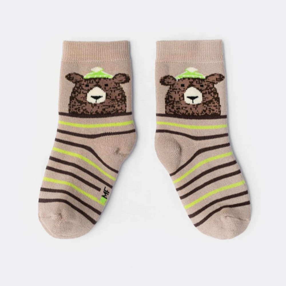 07742304-21 Носки детские махровые Мишка коричневый, все фото 1